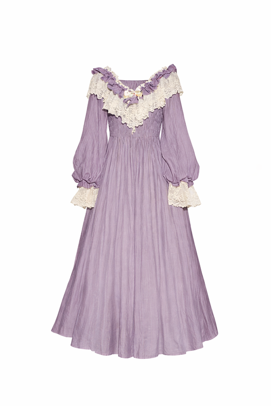 Robe vintage Lolita à manches lanternes