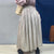 Falda vintage de cintura alta en color sólido