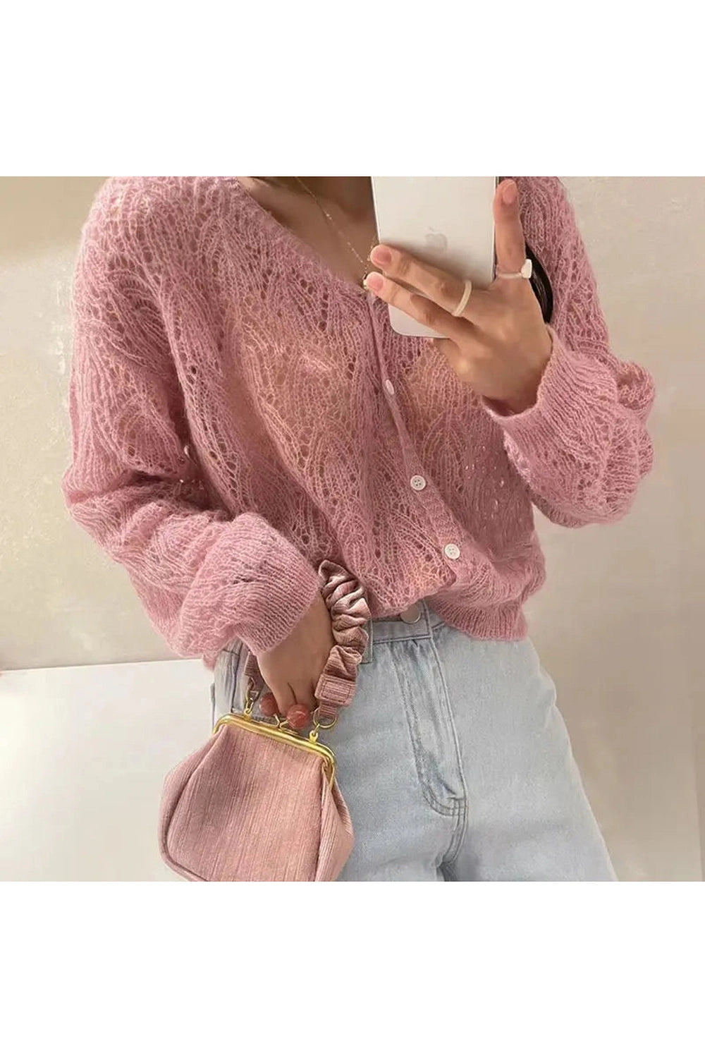 Cropped Summer Casual Fall Cardigan cottagecoreclothes