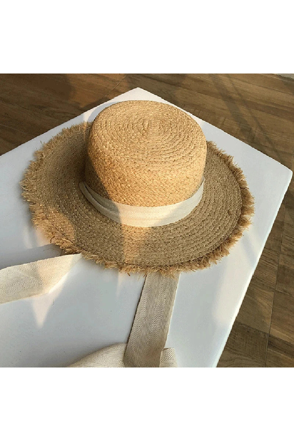 Retro Boho Wide-Brim Hat