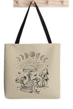 Frog Mushroom Goblincore Bag