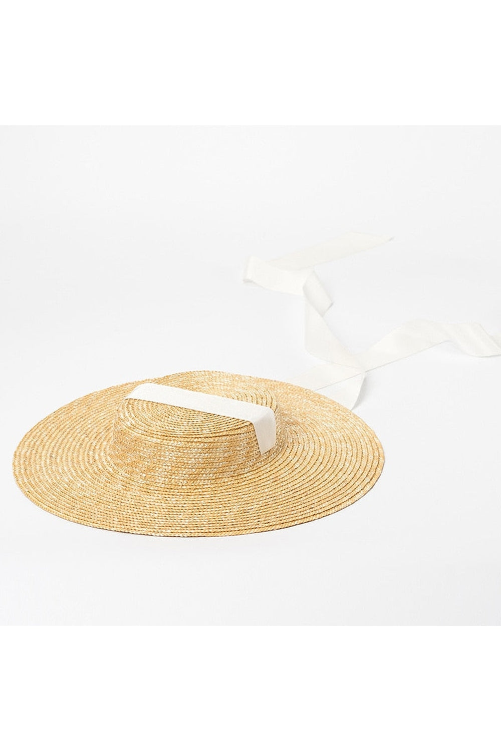 Cottagecore Wide Brim Ribbon Beach Hat cottagecoreclothes
