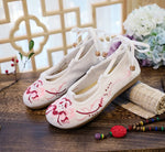 Fairycore Lace-Up Pink Blossom Shoes