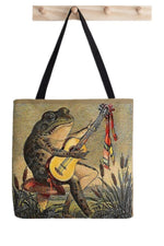 Frog Mushroom Goblincore Bag