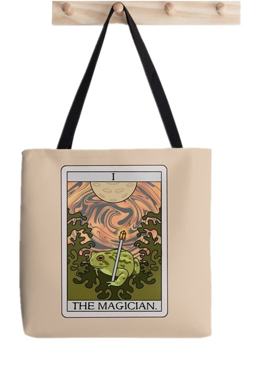 Frog Mushroom Goblincore Bag