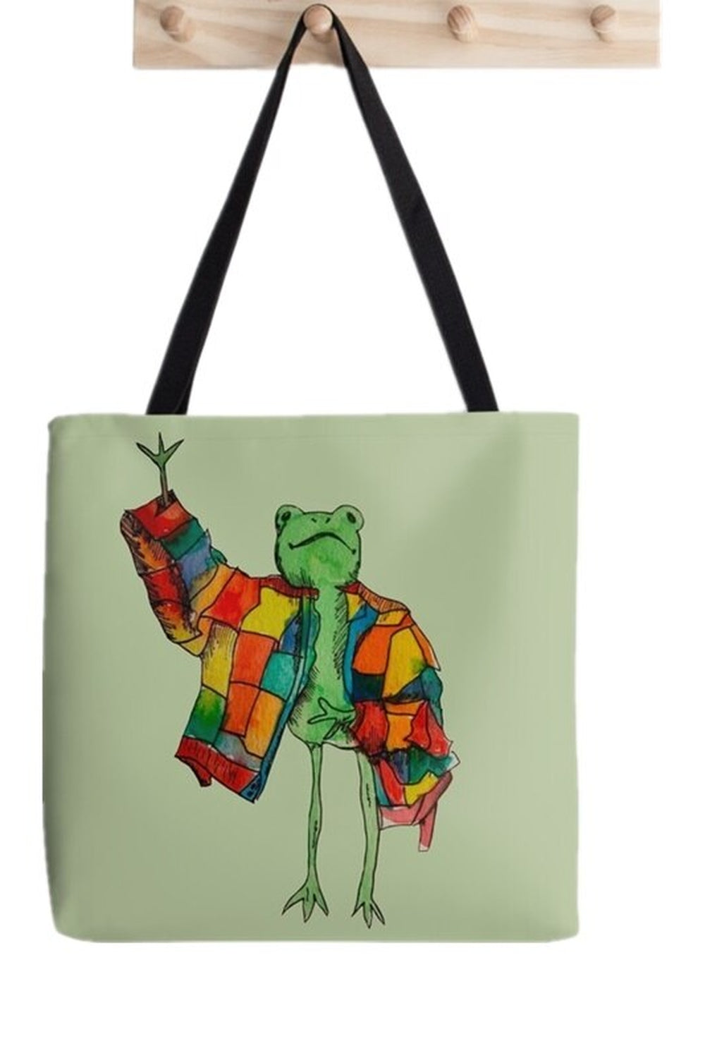 Frog Mushroom Goblincore Bag