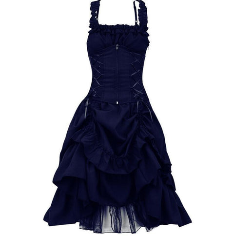 Vintage Victorian Gothic Long Dress