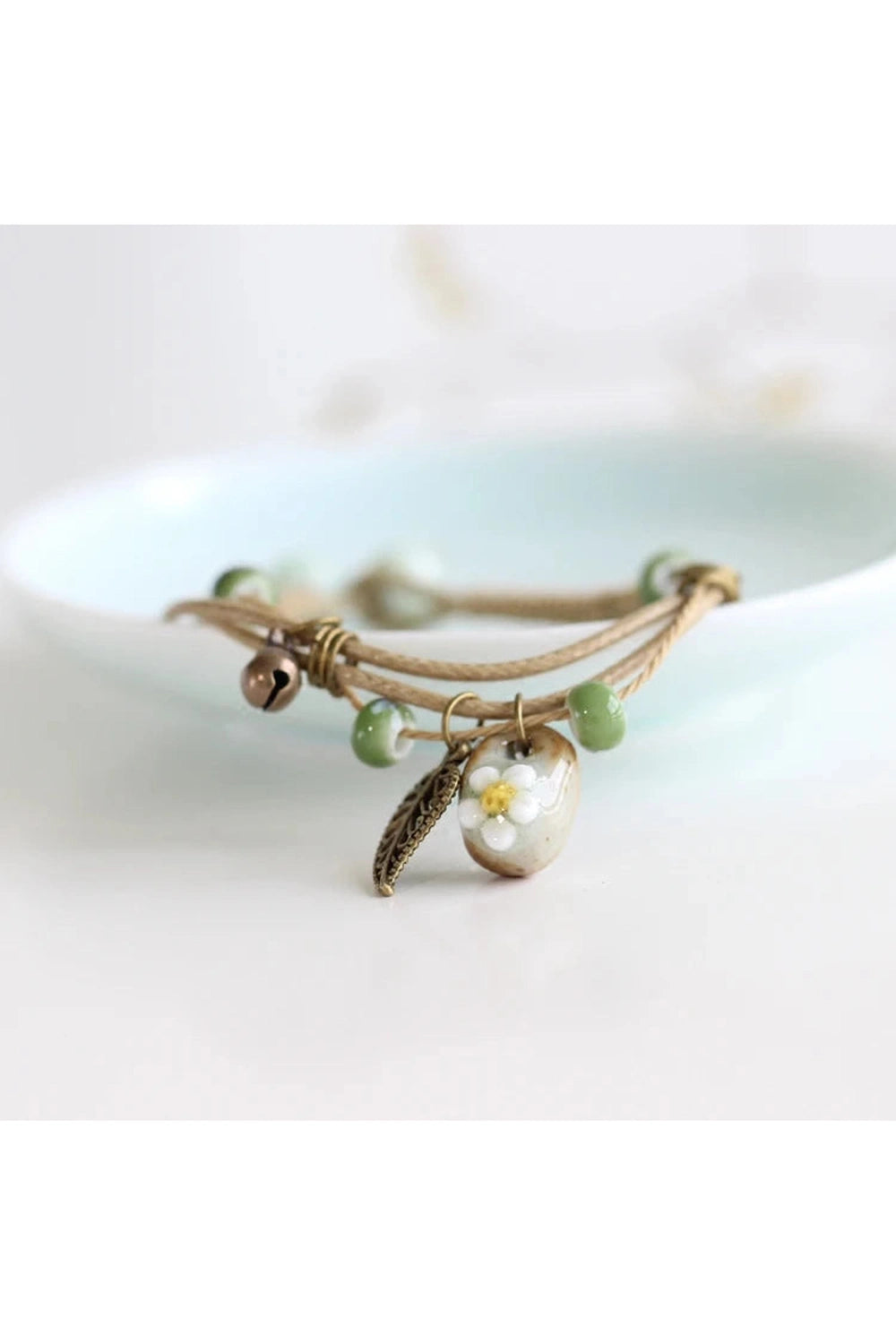 Cottagecore Floral Charm Bracelet cottagecoreclothes