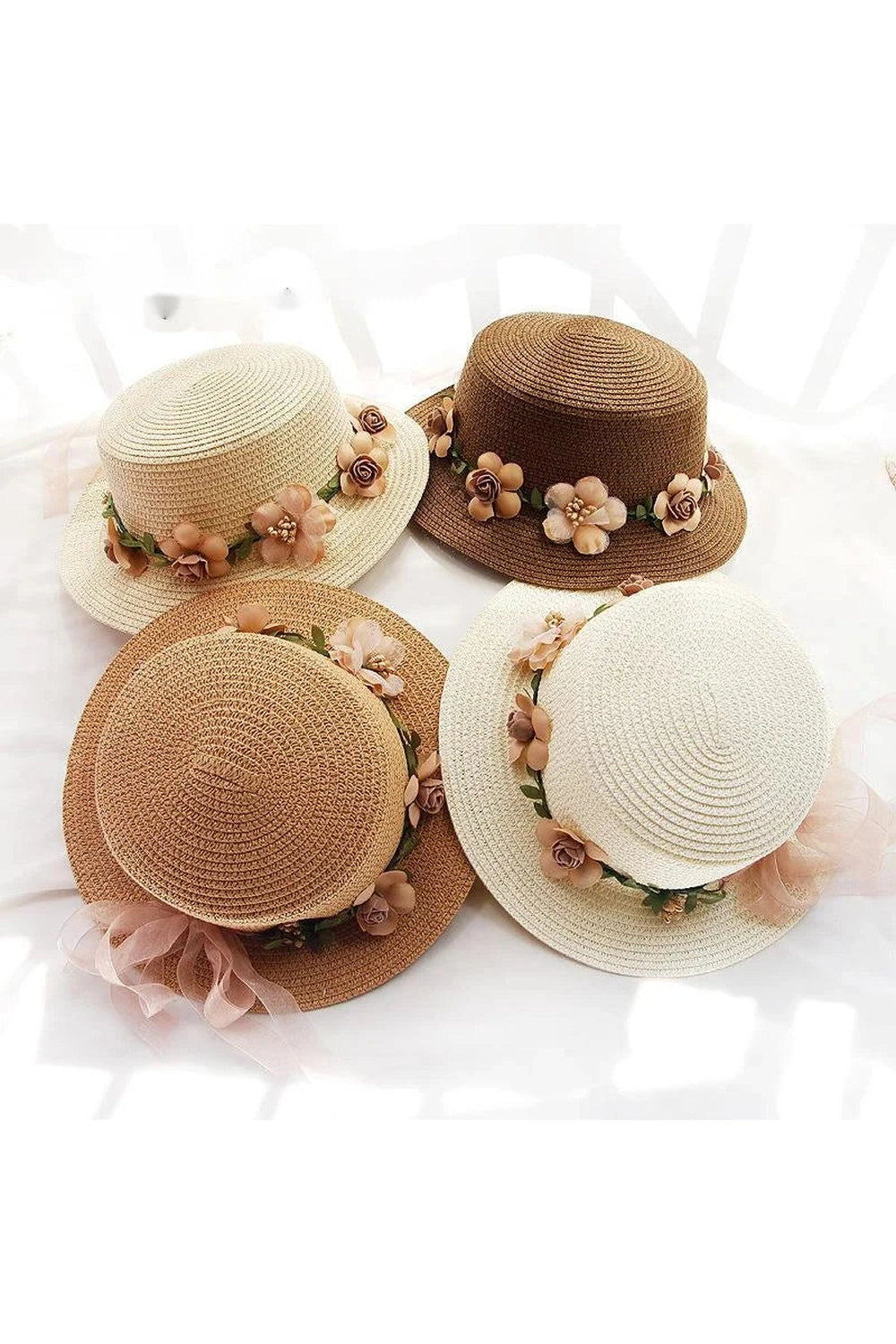 Floral Halo Straw Hat Collection