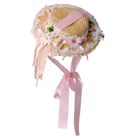 Cottagecore Lace Bonnet Victorian Hat