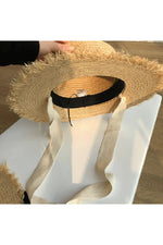 Retro Boho Wide-Brim Hat