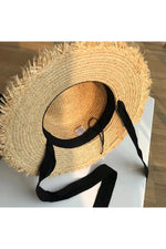 Retro Boho Wide-Brim Hat