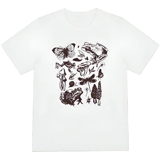 Goblincore Nature Sketch T-Shirt cottagecoreclothes