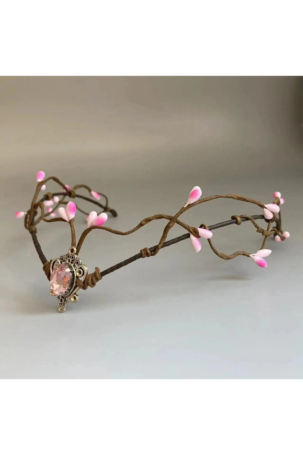 Cottagecore Pink Petal Tiara cottagecoreclothes