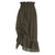 Goblincore Retro Green Lace Trim Skirt