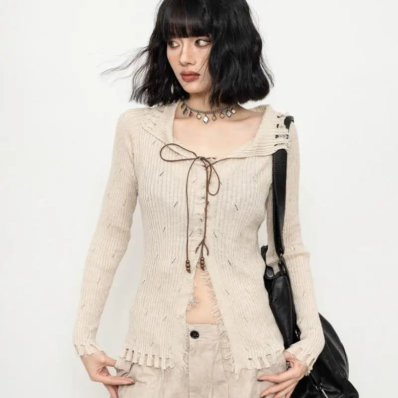 Cottagecore Knit Sweater