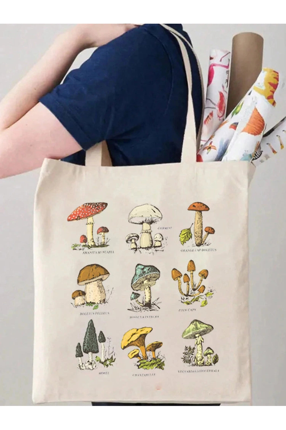 Goblincore Mushroom Tote Bag