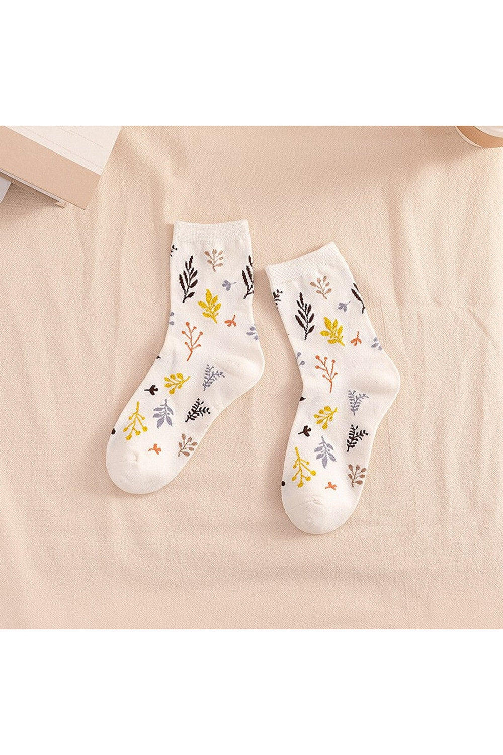 Cottagecore Japanese Print Long Socks cottagecoreclothes