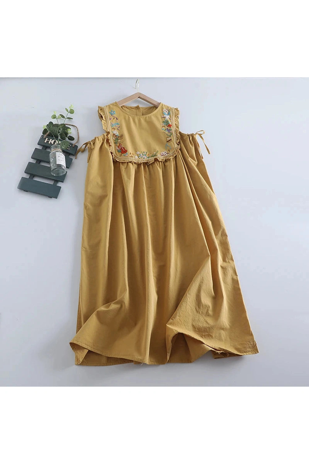 Harvest Gold Folklore Sundress