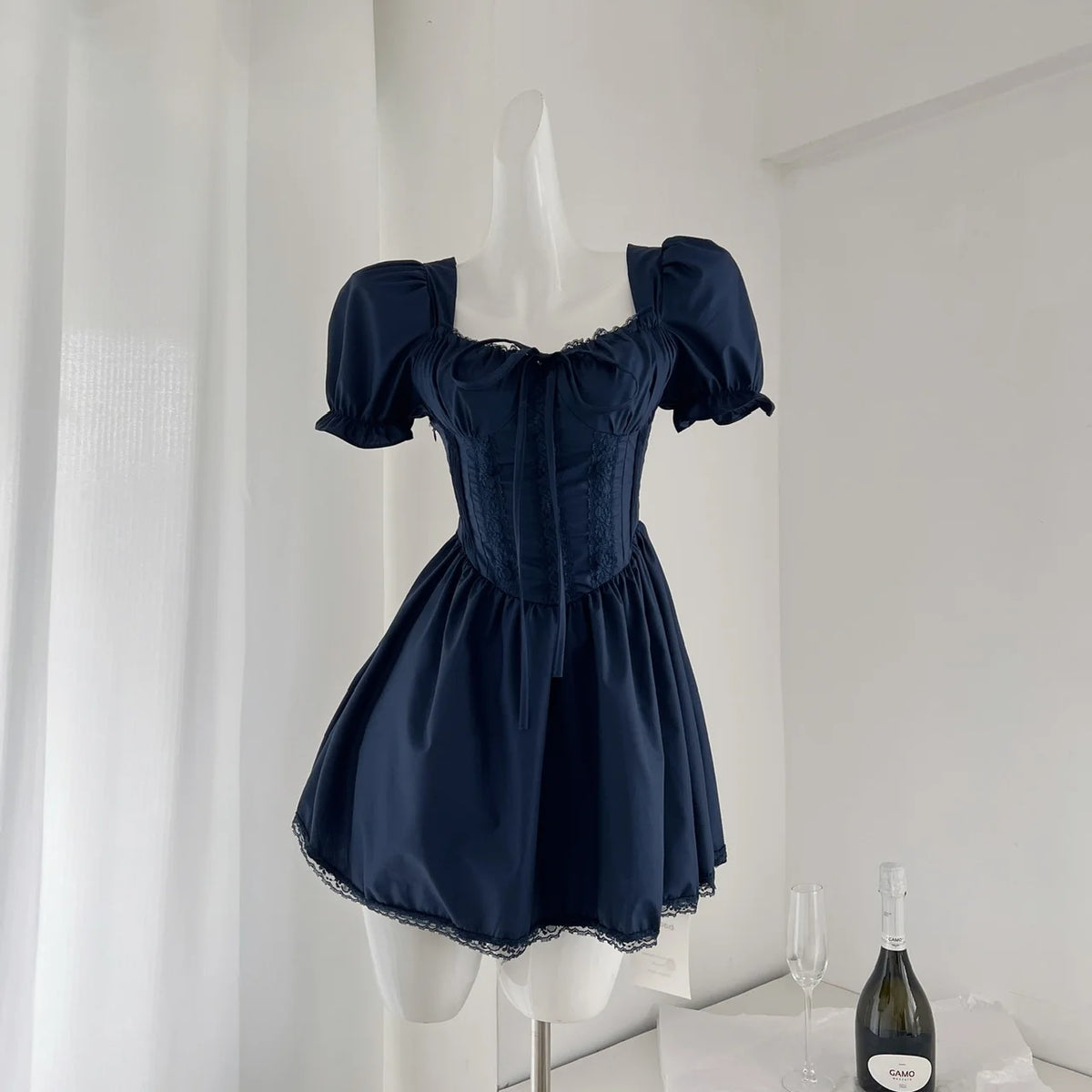 Dark Blue Gothic Princess Dress