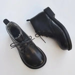 Vintage Lace-Up Ankle Shoes