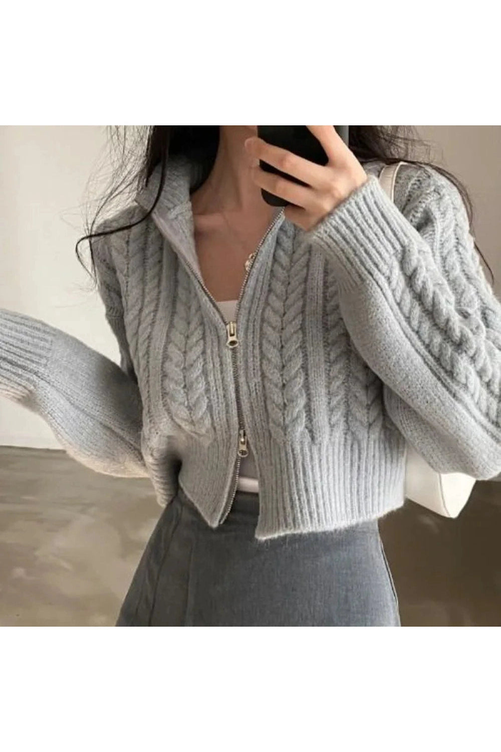 Vintage Chunky Knit Fall Sweater