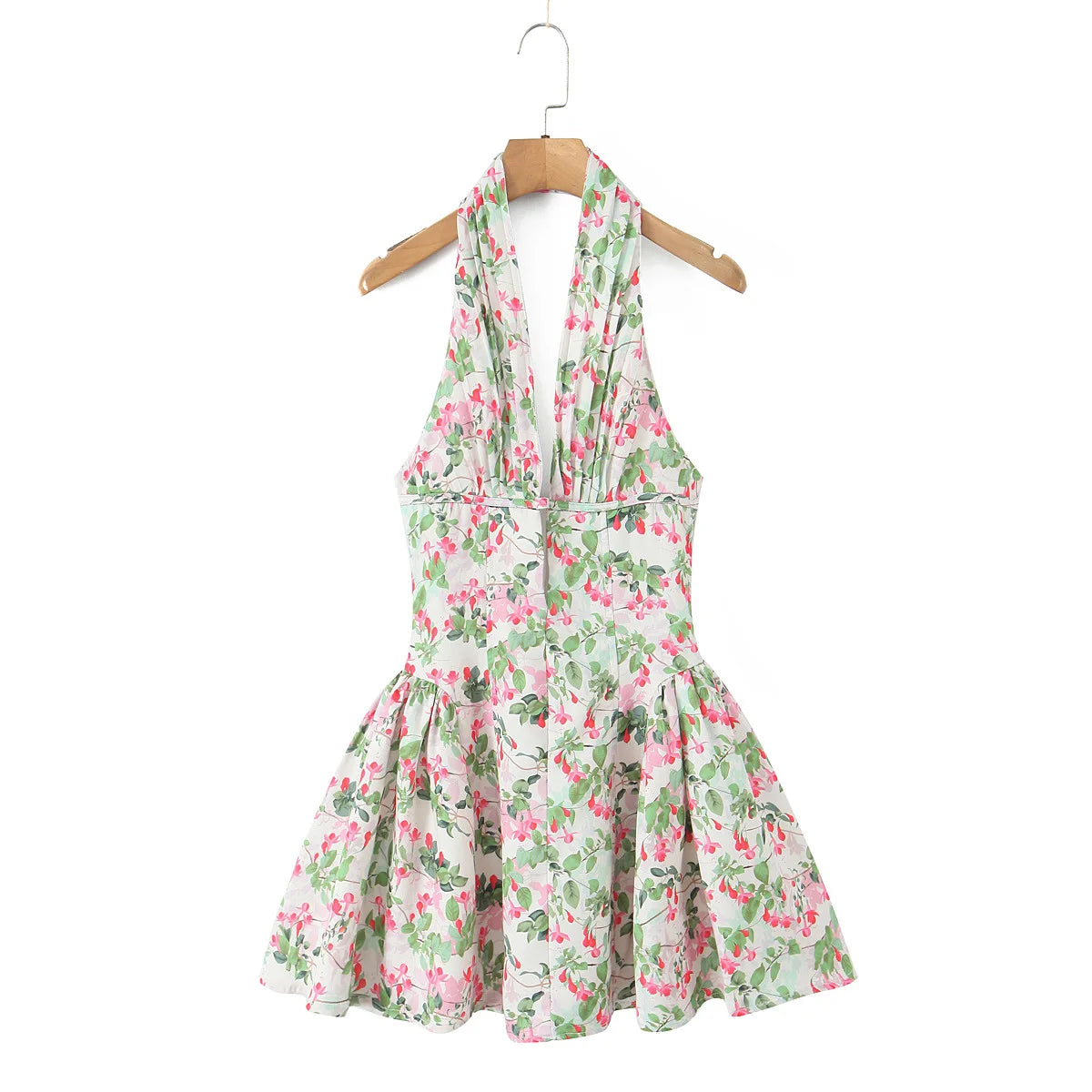 Blossom Valley Halter Dress