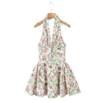 Blossom Valley Halter Dress
