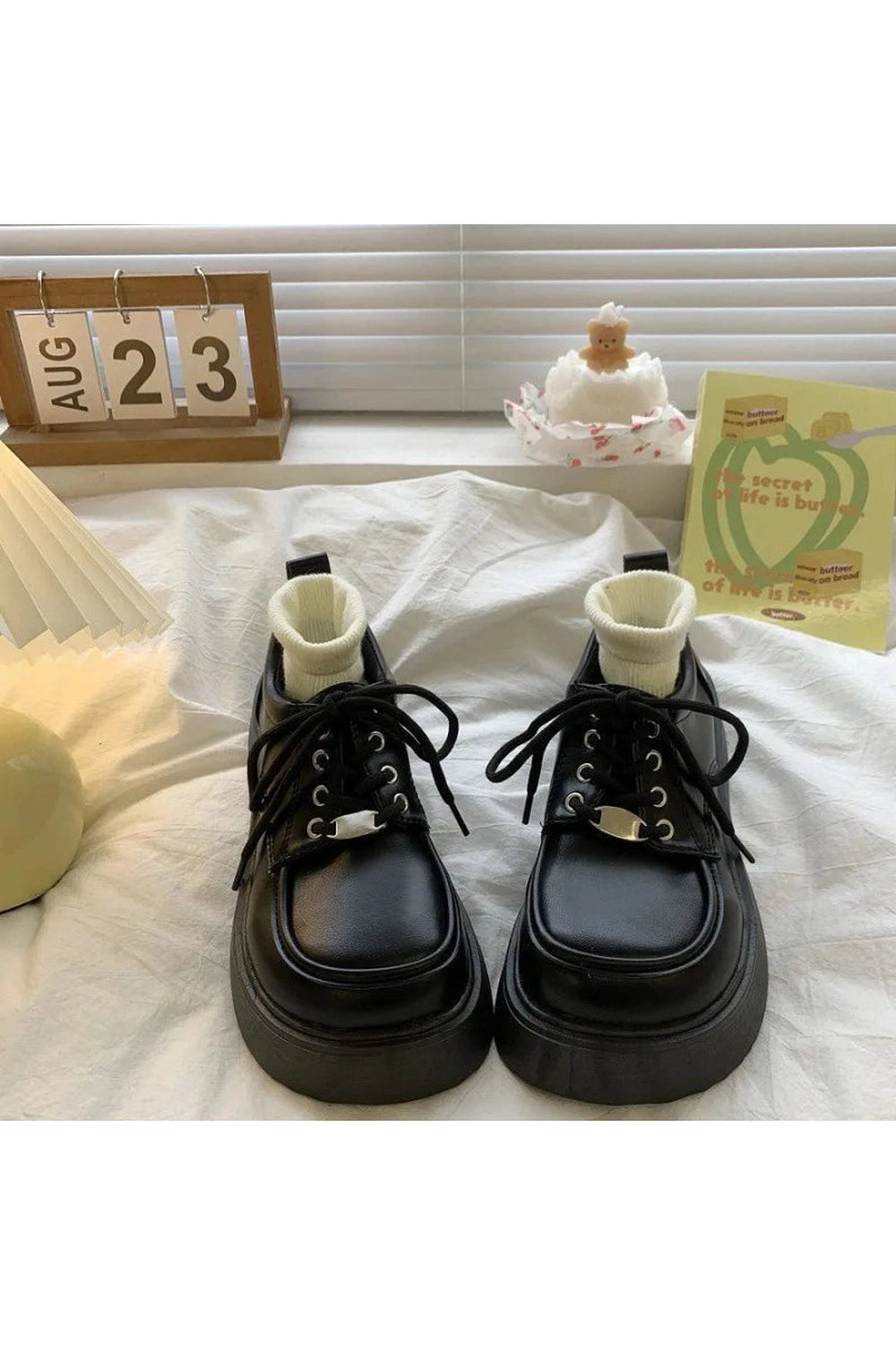 Dark Cottagecore Chunky Platform Shoes cottagecoreclothes