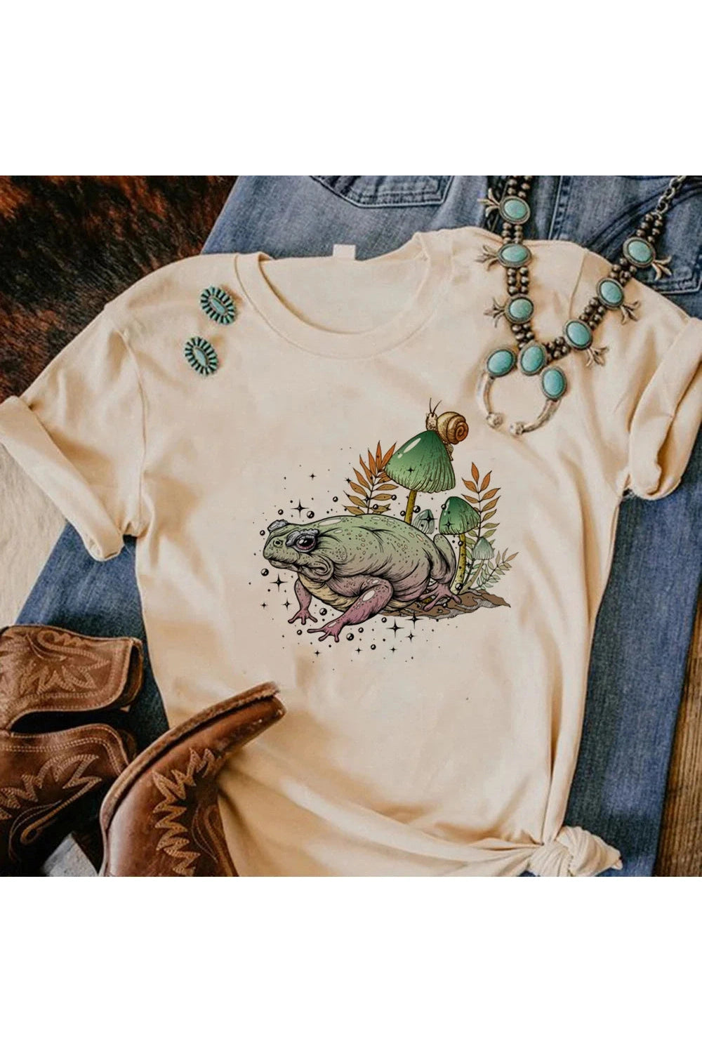 Goblincore Harajuku T-Shirt cottagecoreclothes