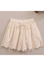 Sweet Hollow Embroidery Shorts