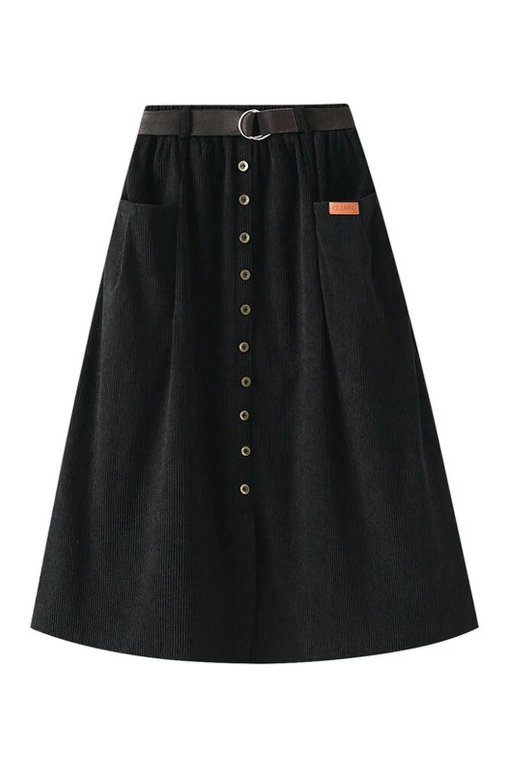 Dark Cottagecore Corduroy Winter Skirt cottagecoreclothes