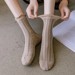 Mori Girl Cozy Nature Pattern Socks