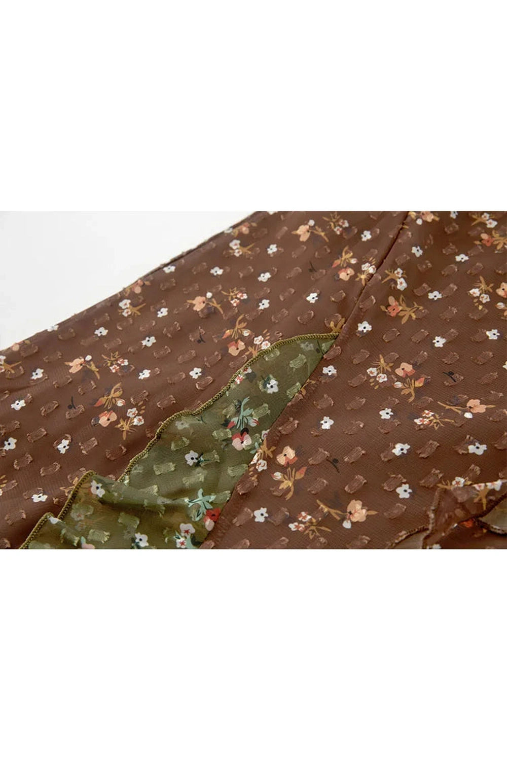 Asymmetrical Floral Strap Dress cottagecoreclothes