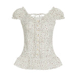 Antique Rose Lace Corset Shirt