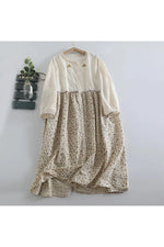 Rustic Charm Peasant Dress