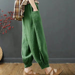 Linen Breeze Ankle Pants