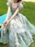 Vestido de princesa floral casual fada 