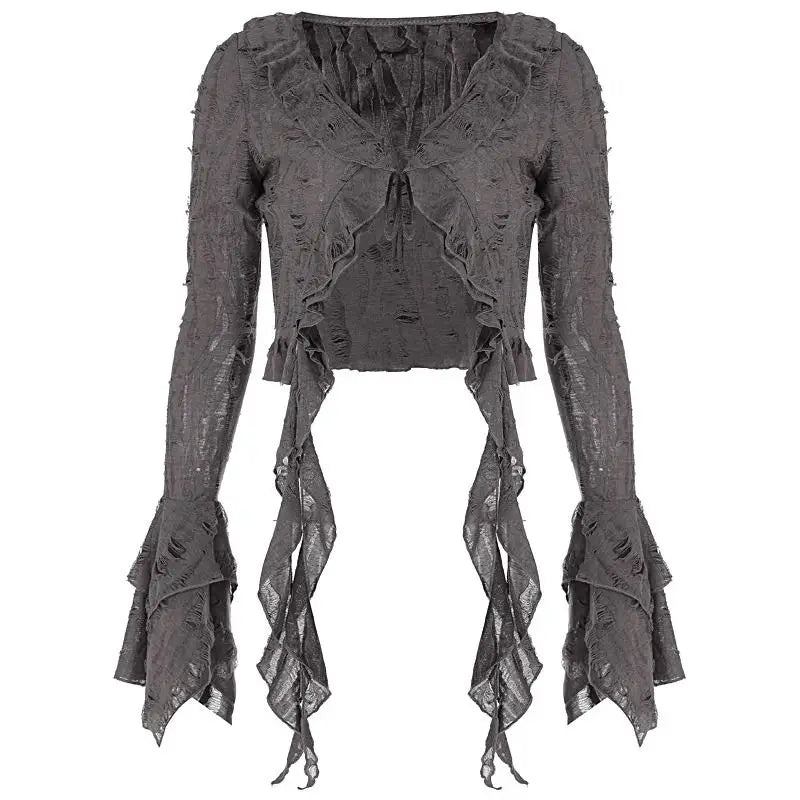 Ethereal Flared Sleeve Shirt