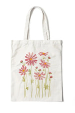 Floral Canvas Tote Bag