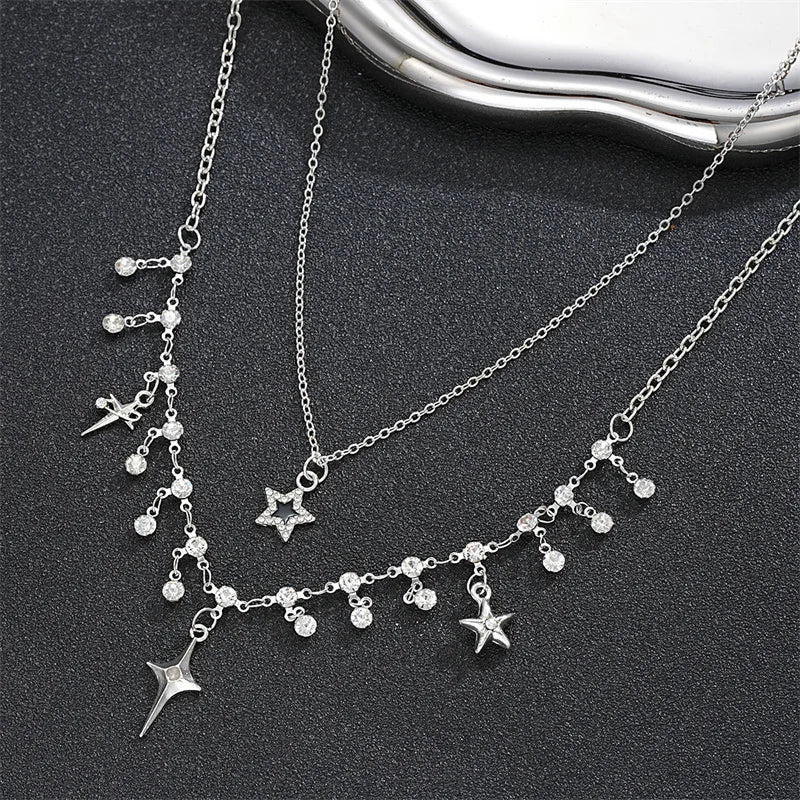 Ethereal Layered Necklace Set