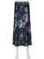 Falda larga con estampado floral retro
