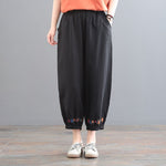 Dark Cottagecore Solid Color Harem Pants