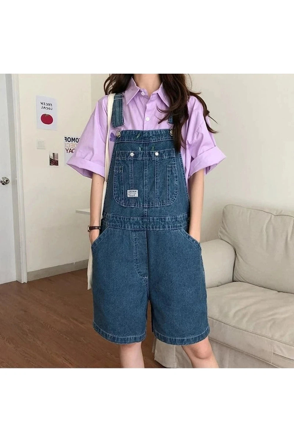 Vintage Relaxed Fit Overalls