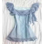 Celestial Drip Off Shoulder Blouse