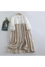 Rustic Charm Peasant Dress