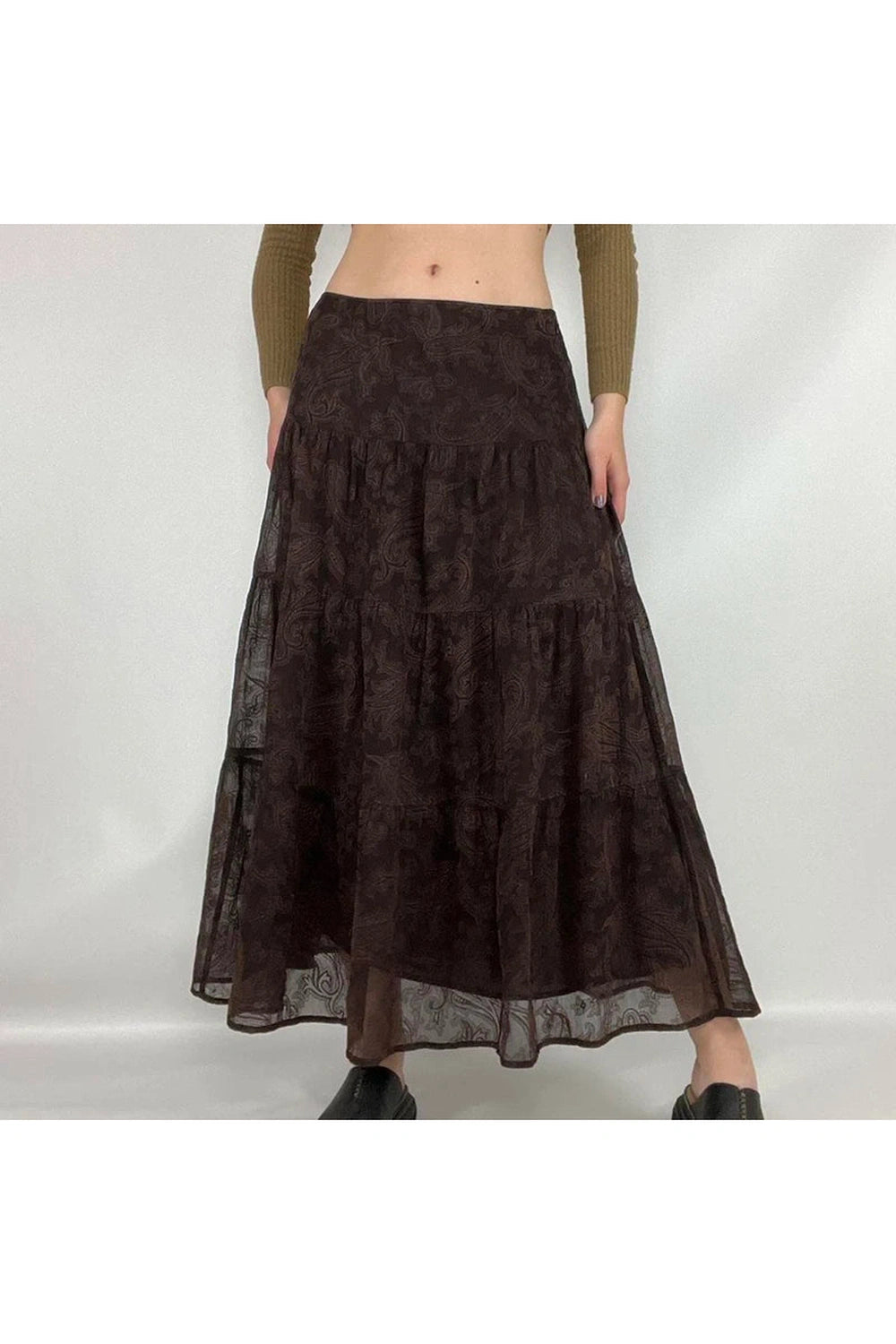 Dark Cottagecore Layered Skirt cottagecoreclothes