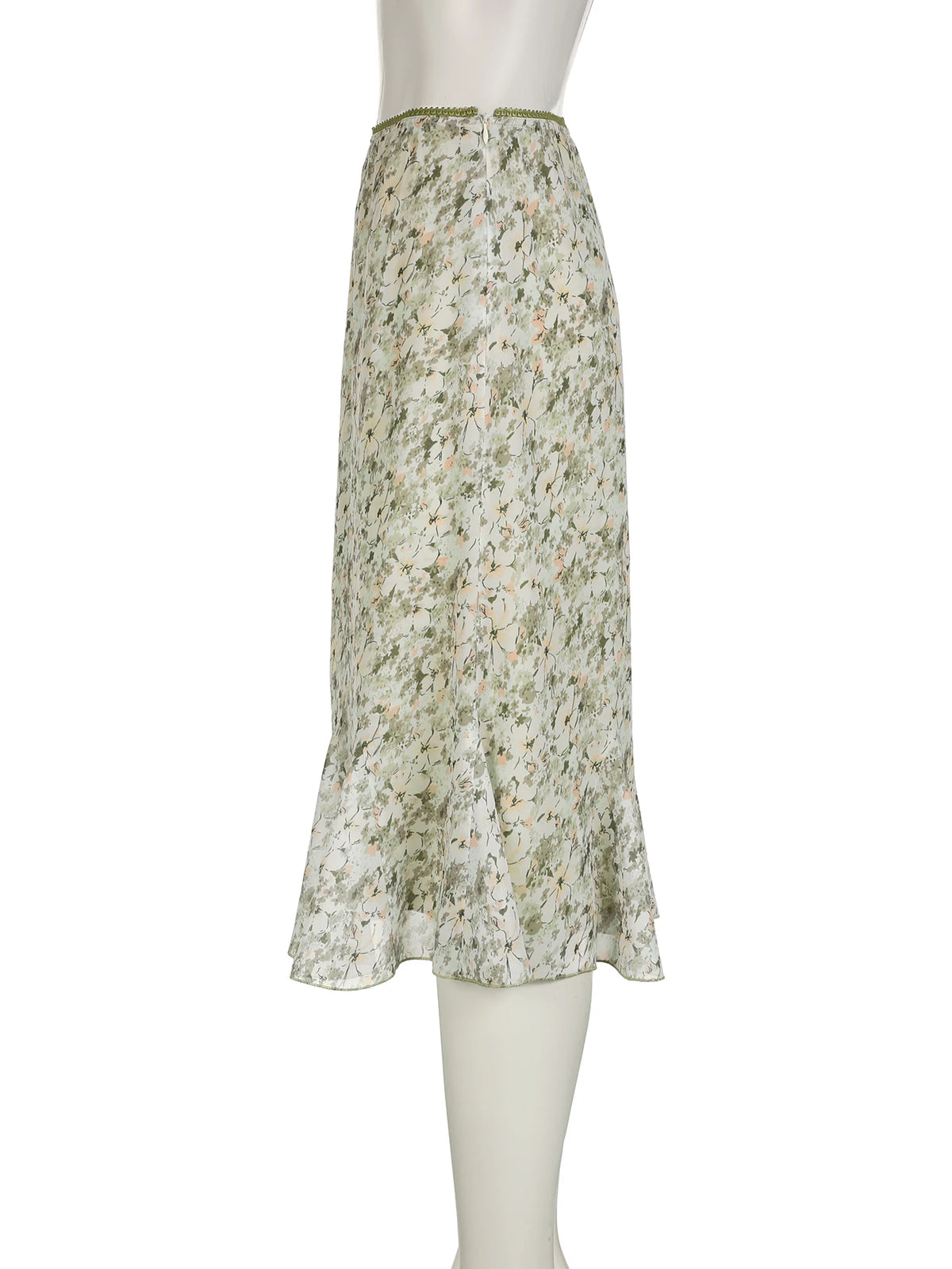 Floral Meadow Midi Skirt