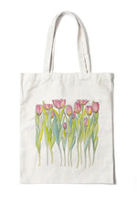 Floral Canvas Tote Bag