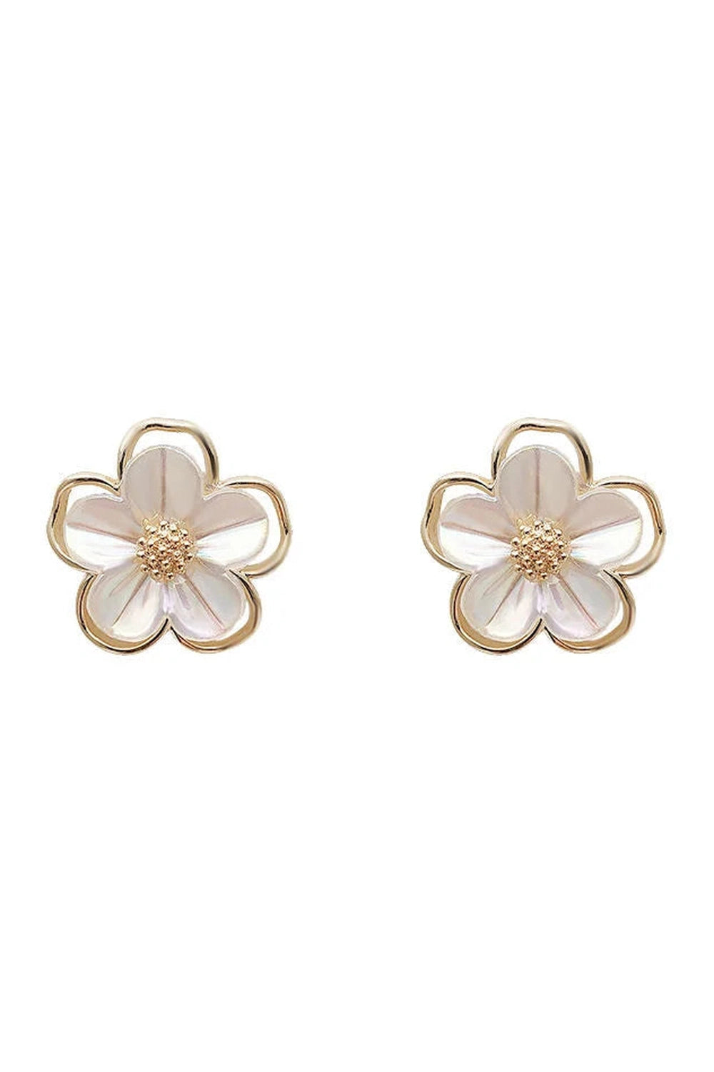Cottagecore Pearl Flower Earrings cottagecoreclothes